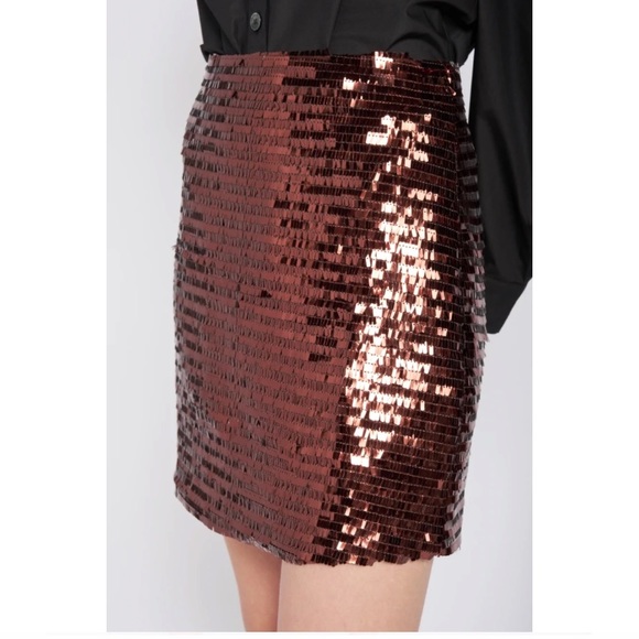 NWT Free People Kate Sequin Embellished Mini Skirt - Picture 6 of 9